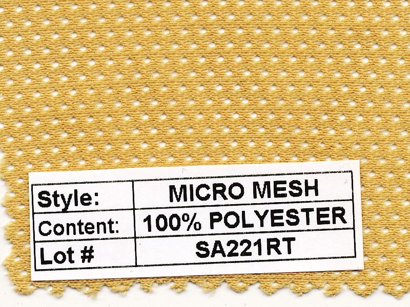 Micro Mesh 100% Polyester